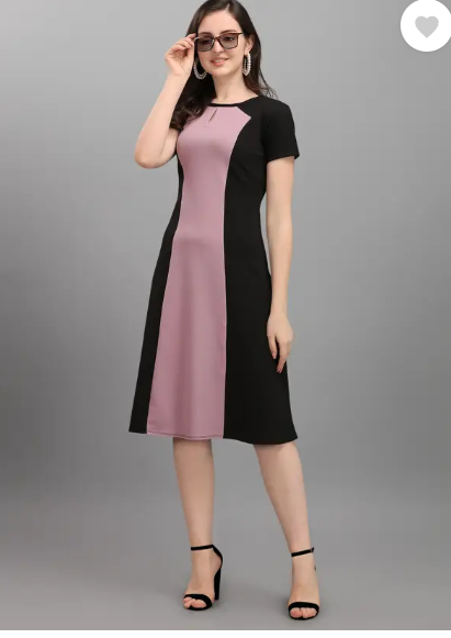 Brown paperbag waist pencil skirt