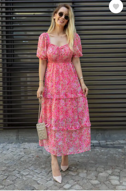 Brown paperbag waist pencil skirt